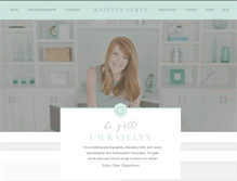 Tablet Screenshot of katelynjames.com